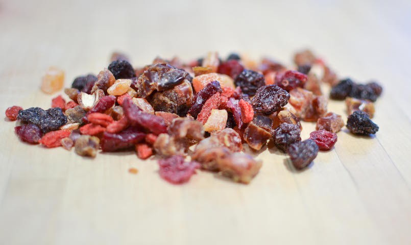 mixed dried berries