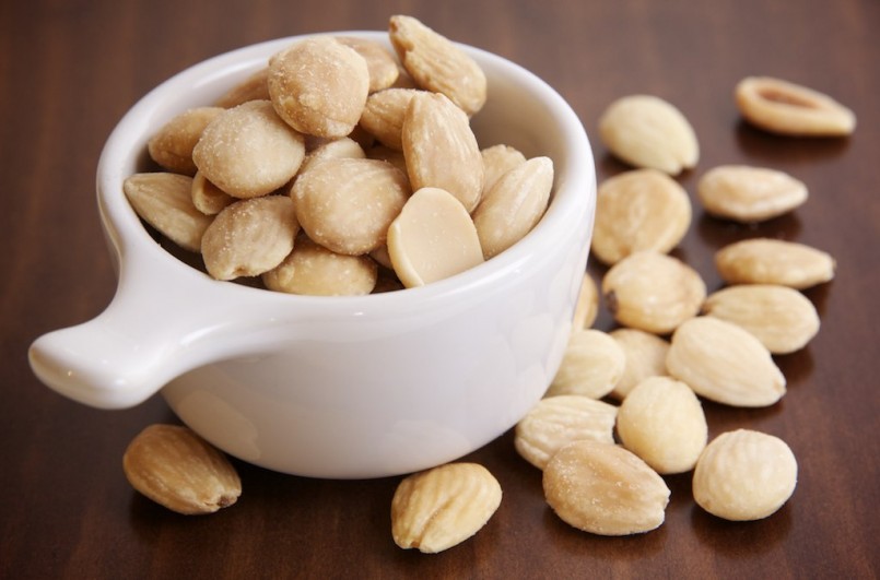 Marcona Almonds in white cup