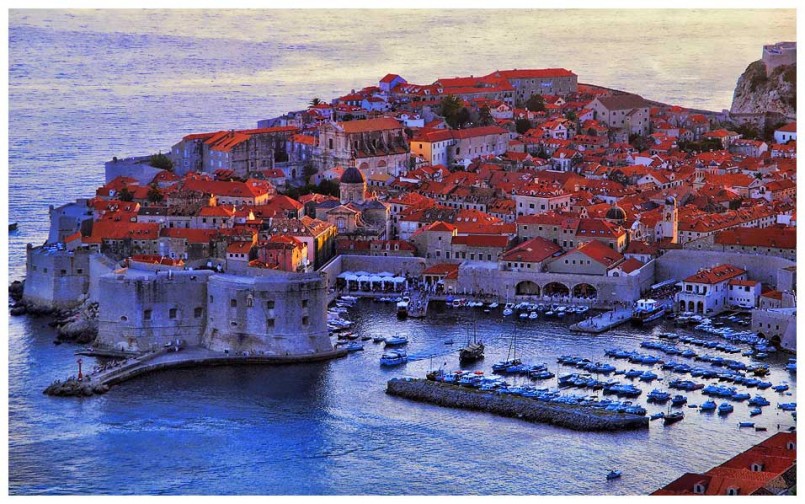 Dubrovnik Croatia sunset