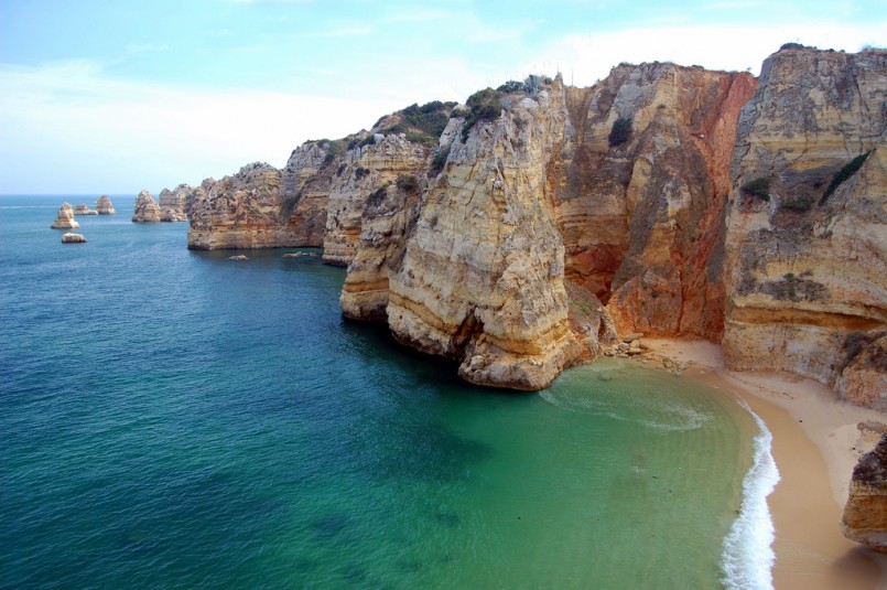 Algarve Portugal cliffs
