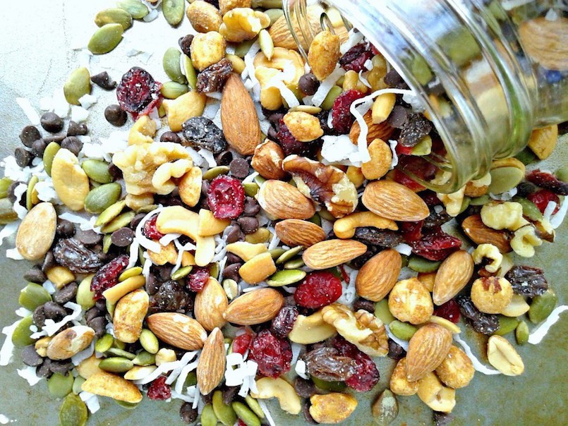 sweet and nutty trail mix recipe