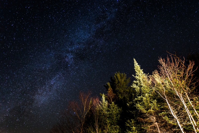 Milky Way, from New Hampshire’s White Mountains