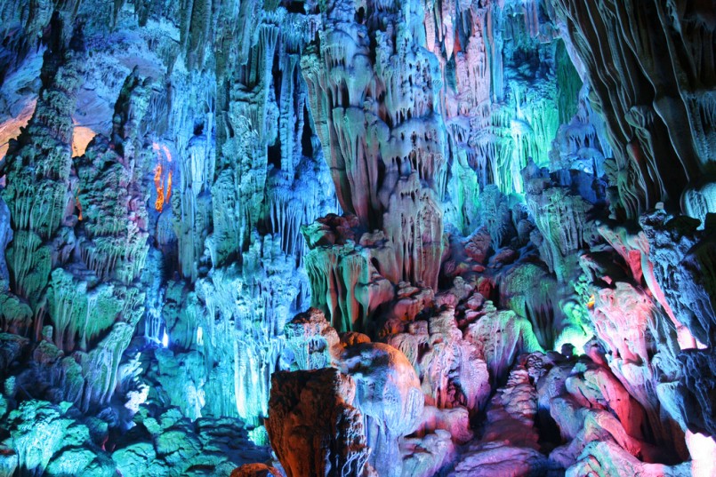 Inside the Reed Flute Cave