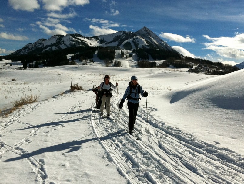 Backcountry Ski Touring To Gothic Hut, Crested Butte, Colorado, USA