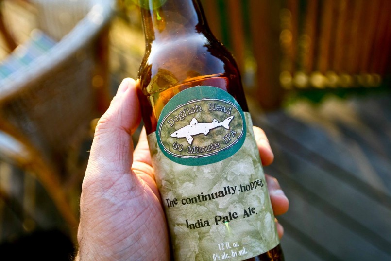 the very drinkable Dogfish Head 60 Minute IPA