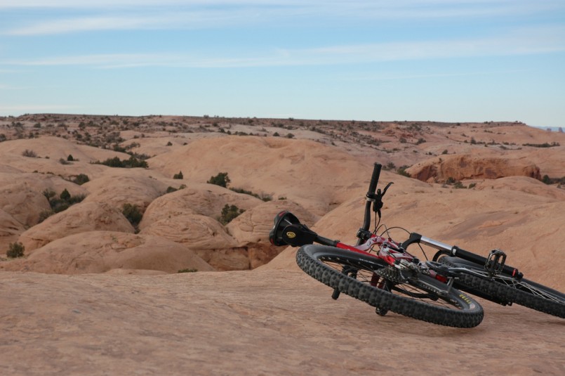 Moab Slickrock bike trail