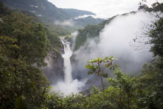 San Rafael Falls, in the Amazonian foothills of the Andes, Ecuador