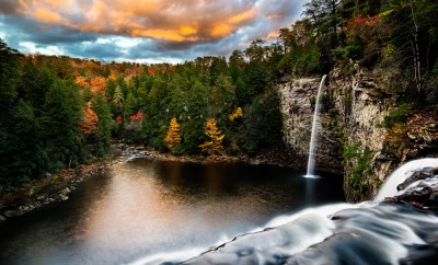 Cane Creek Falls in Fall Creek Falls State Park in Tennessee