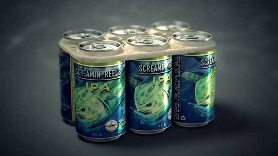 Edible six-pack rings will feed sea creatures