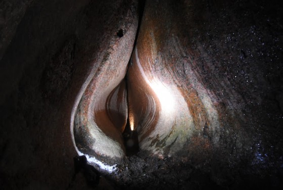Högberget cave looks strikingly like a vagina