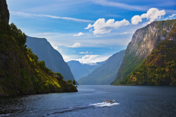 Sailing the fjords of Norway