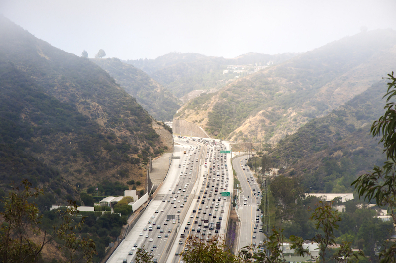 interstate-405-freeway-near-brentwood-aerial-view